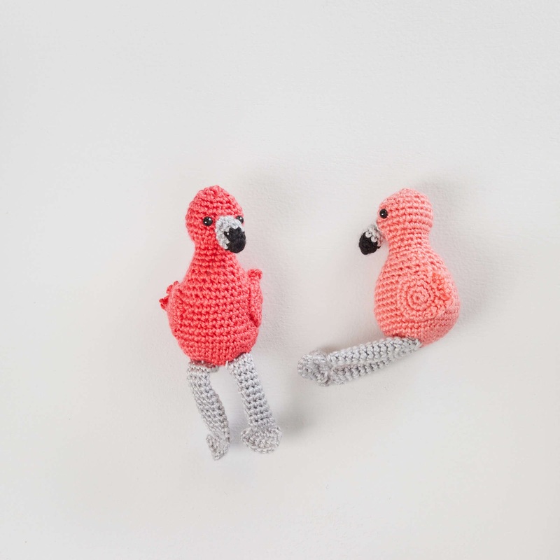 Red Heart Fiona and Fred Crochet Flamingo