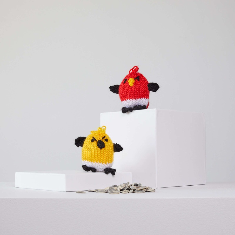 Red Heart George and Hubert Knit Bird