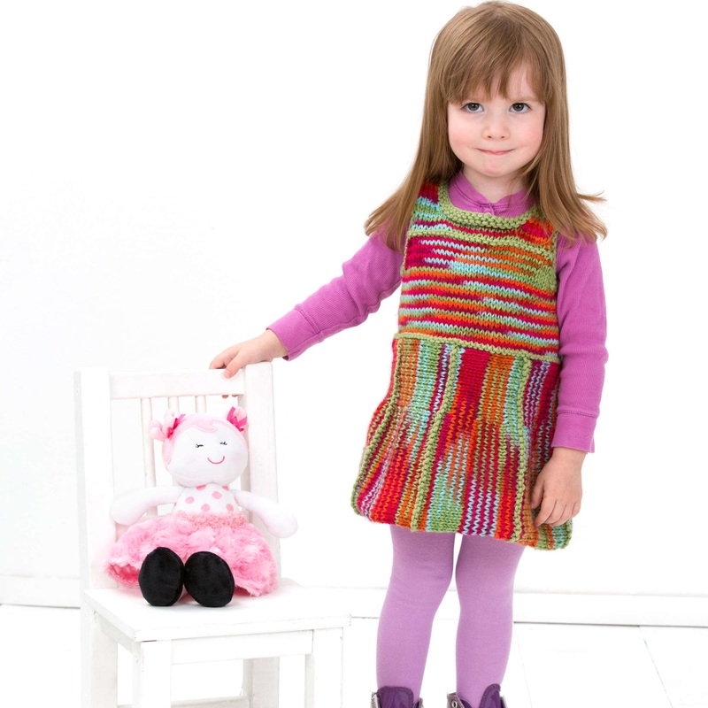 Red Heart Knit Flared Jumper|2 yrs|4 yrs|6 yrs|8 yrs
