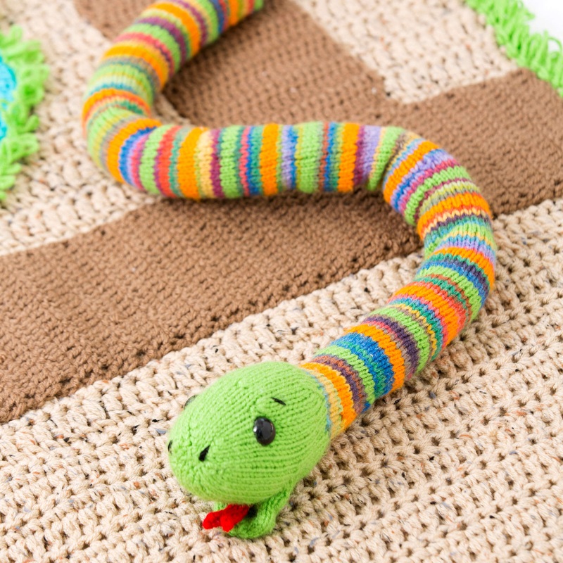 Red Heart Knit Friendly Snake|Single Size