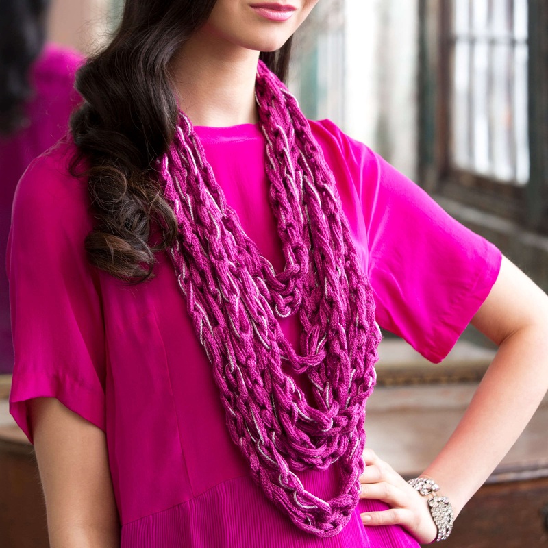 Red Heart Craft Glam-It-Up Hand Chain