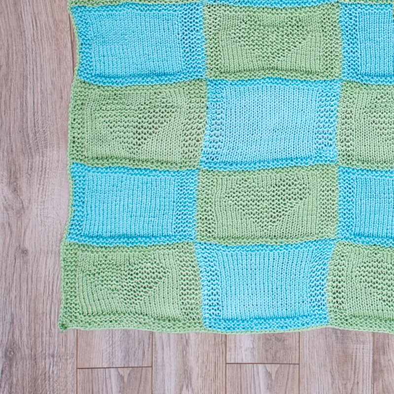 Red Heart Craft Hearts Blanket