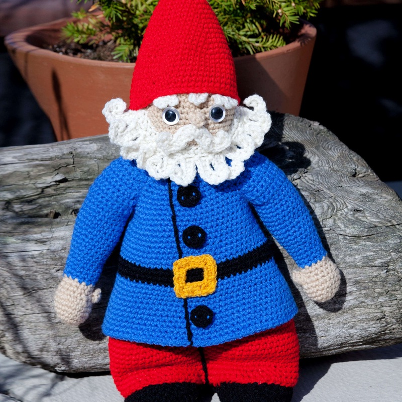 Red Heart Crochet Gnorbert the Gnome