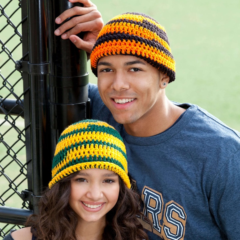 Red Heart Crochet Got Spirit Hat
