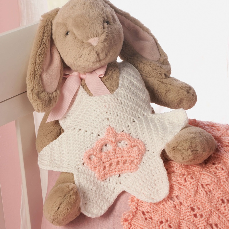 Red Heart Crochet I’m the Princess Bib
