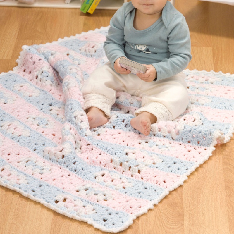 Red Heart Grandma’s Favorite Crochet Baby Blanket