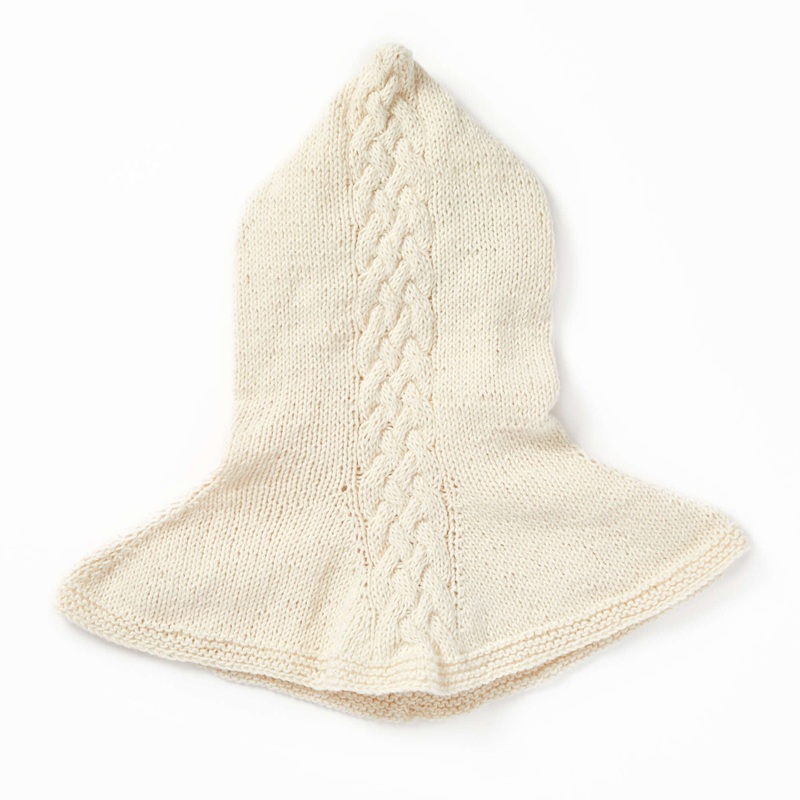 Red Heart Hooded Cabled Cowl|Single Size