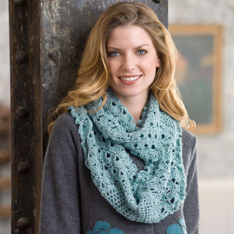 Red Heart Infinity Scarf|Default Title