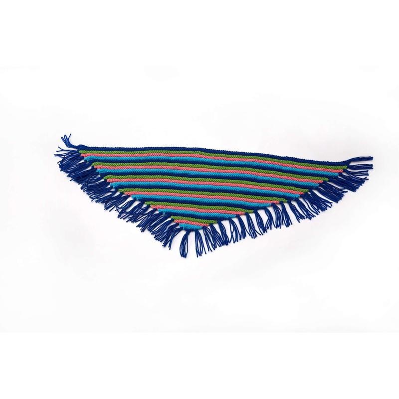 Red Heart Knit Girls’ Fringed Scarf