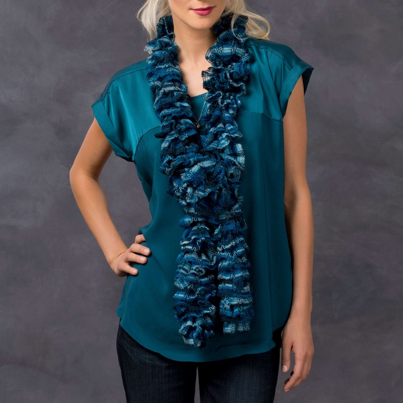 Red Heart Knit Halley’s Comet Scarf