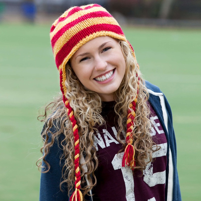 Red Heart Knit Hear It for the Team Hat