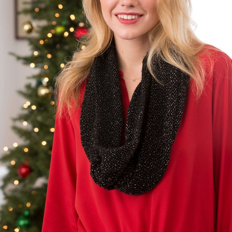 Red Heart Knit Holiday Cowl|Single Size