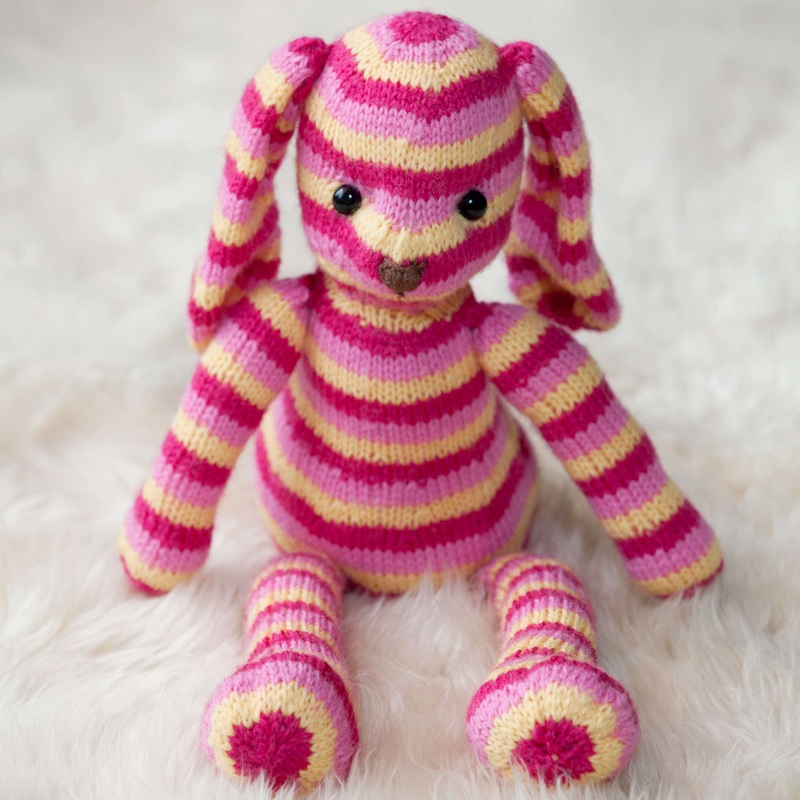 Red Heart Knit Hop Along Bunny