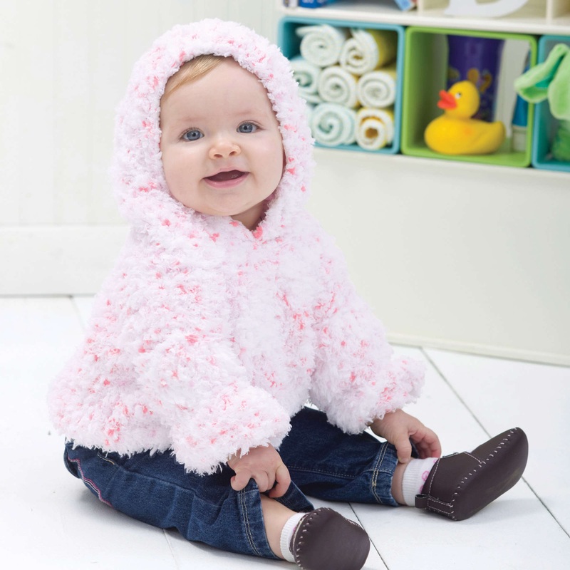 Red Heart Knit Huggable Hoodie