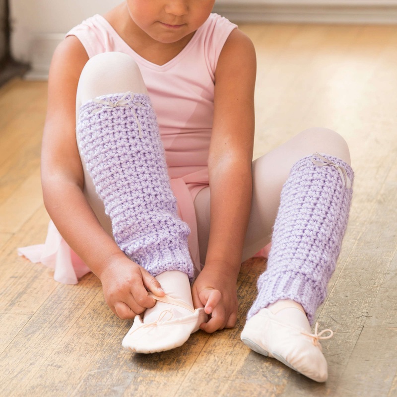 Red Heart Crochet Joy of Dance Leg Warmers