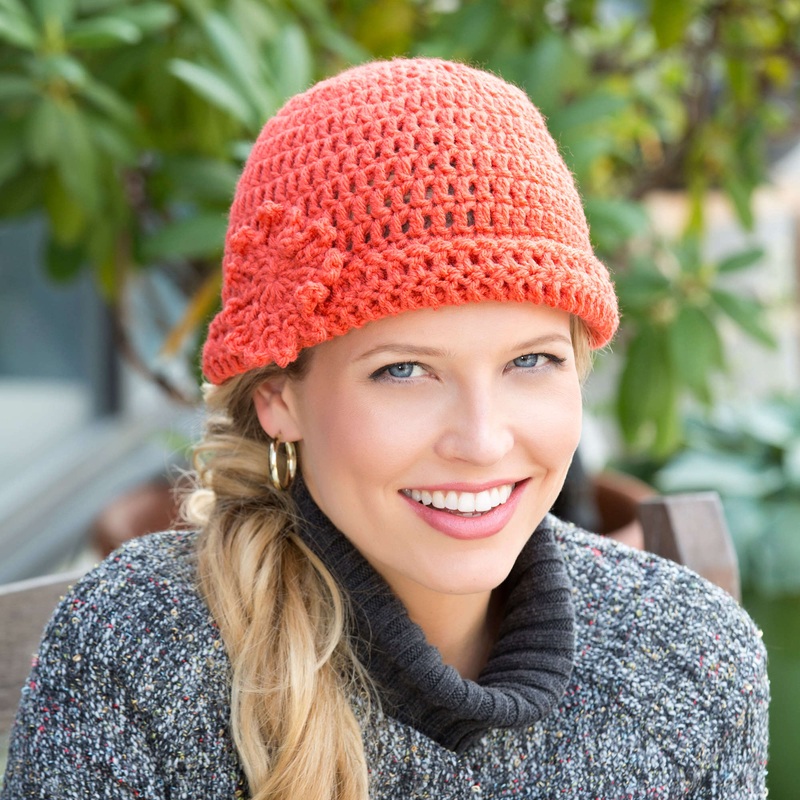 Red Heart Crochet Judy’s Hat|Child|Woman