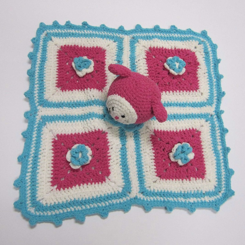 Red Heart Crochet Kitty Love Blankie