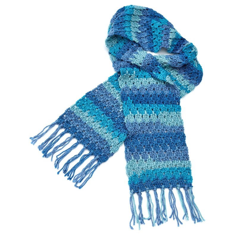 Red Heart Crochet Larksfoot Scarf