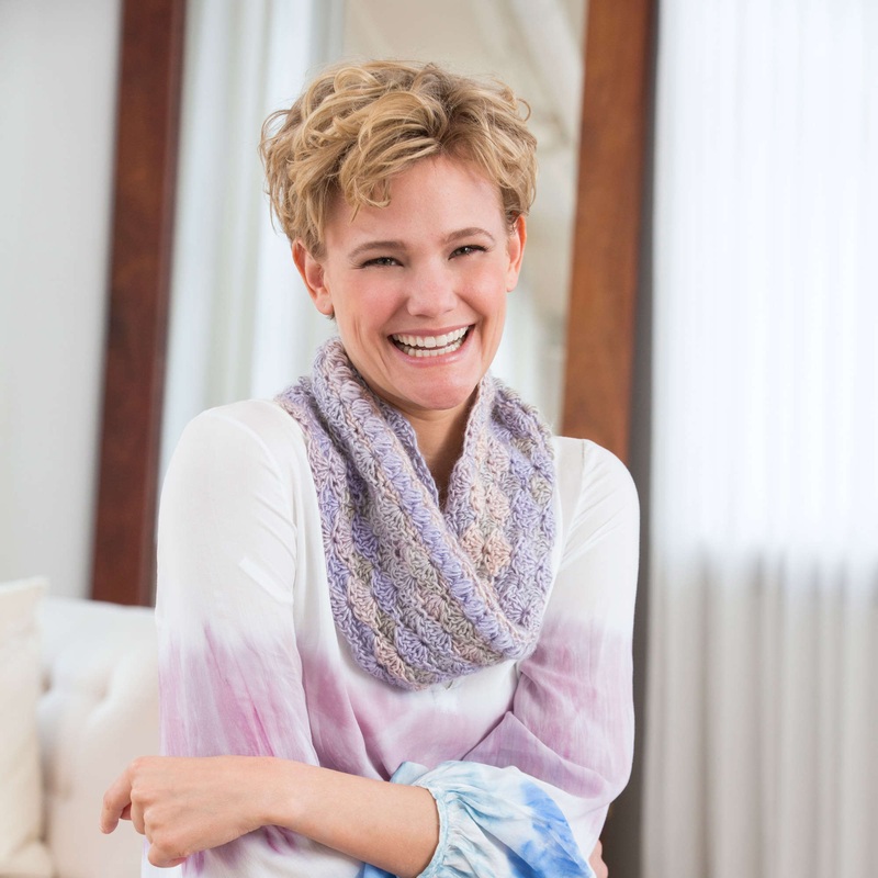 Red Heart Crochet Le Papillon Cowl
