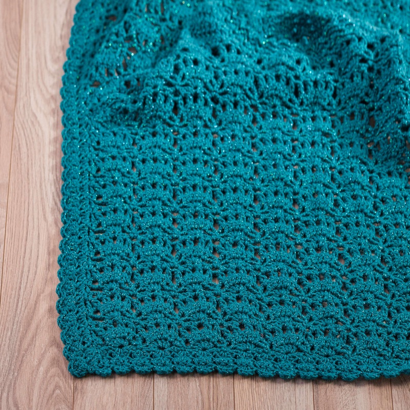 Red Heart Crochet Let’s Party Poncho