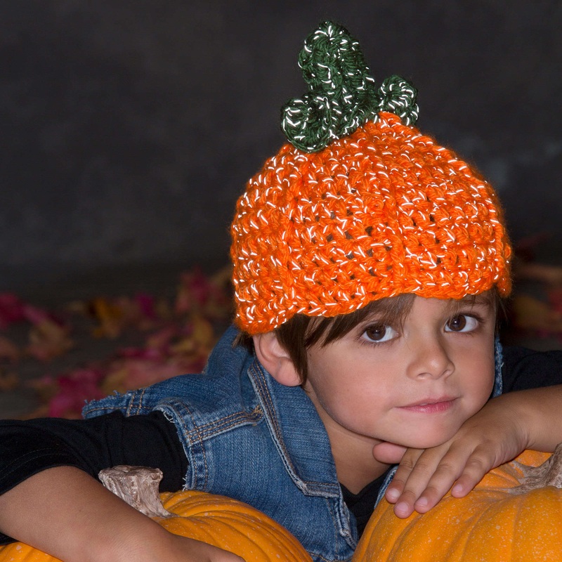 Red Heart Crochet Lil’ Pumpkin Hat