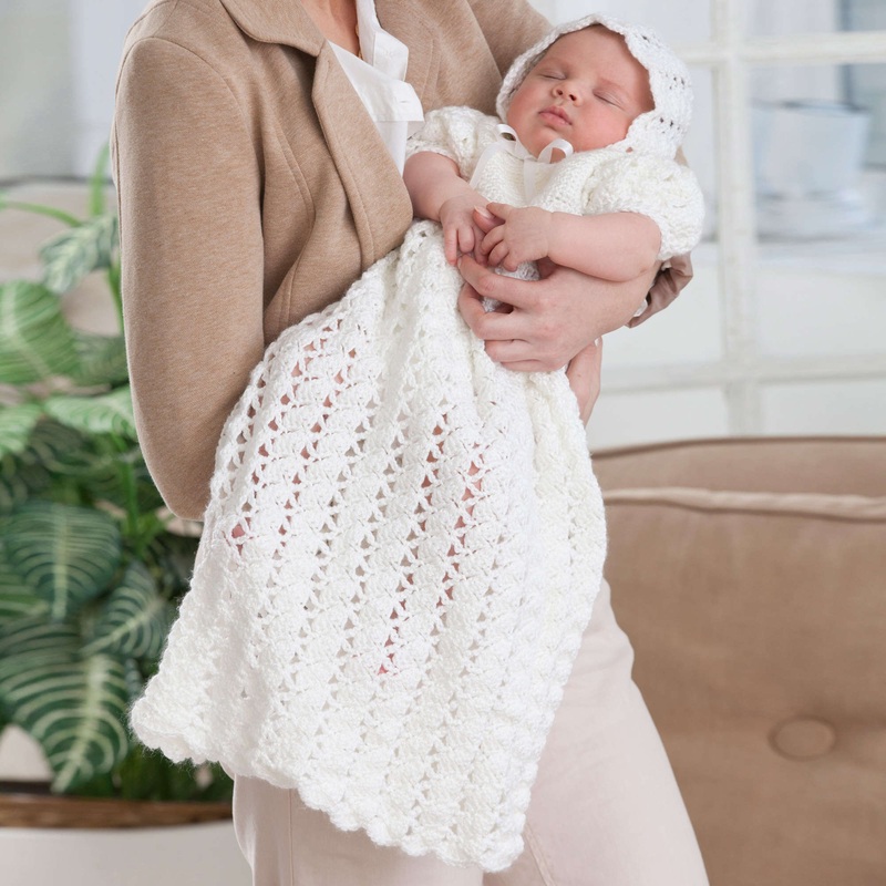 Red Heart Crochet Little Cherub Set