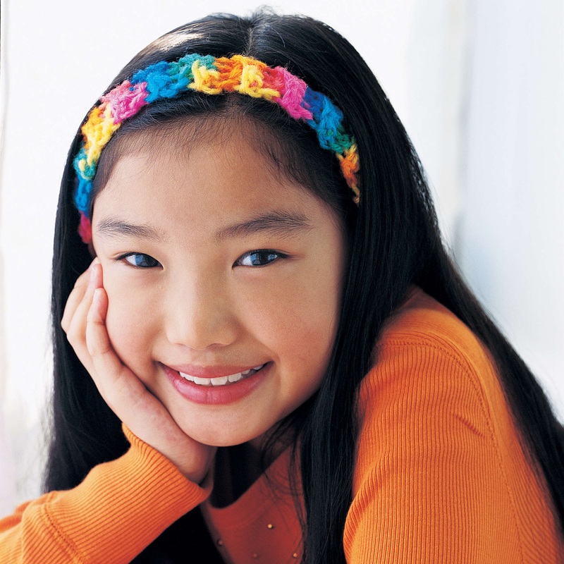 Red Heart Kids Crochet Headband