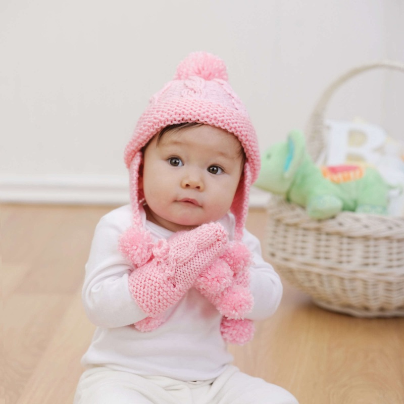 Red Heart Knit Baby Set|6 mos|12 mos|18 mos