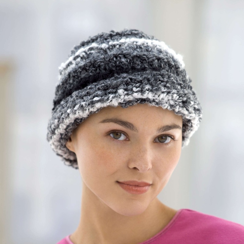 Red Heart Knit Chemo Cloche|M/L|S/M