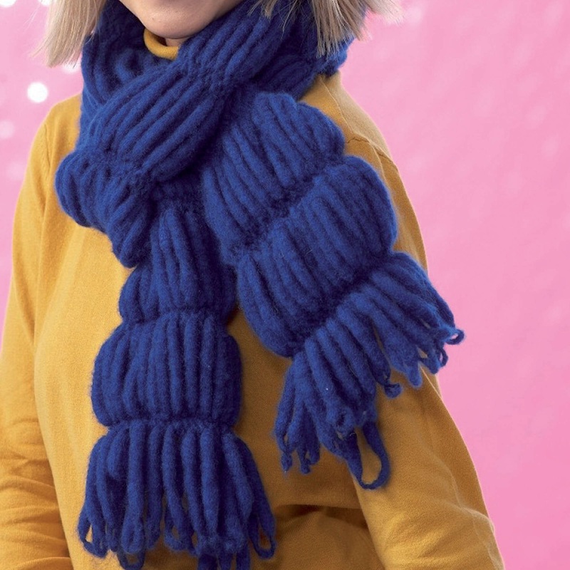 Red Heart Knit Just the Thin Scarf
