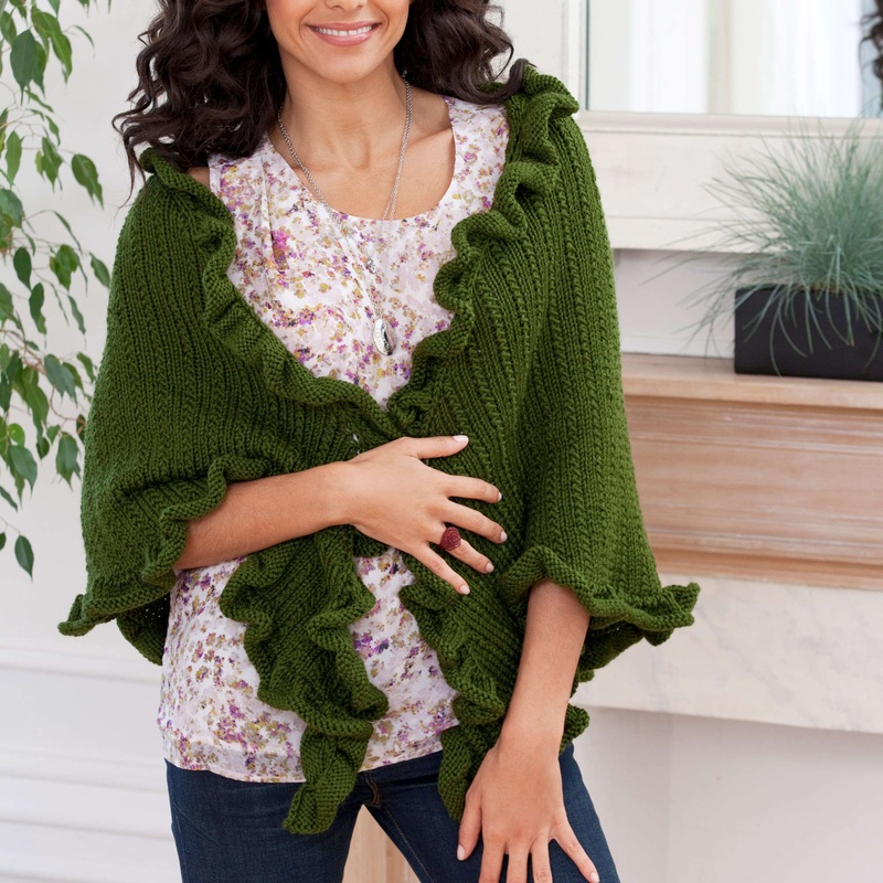 Red Heart Knit Kate’s Shawl|Single Size