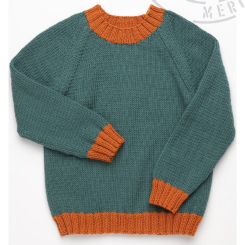 Red Heart Knit Kid’s Pullover|2 yrs|4 yrs|6 yrs|8 yrs|10 yrs