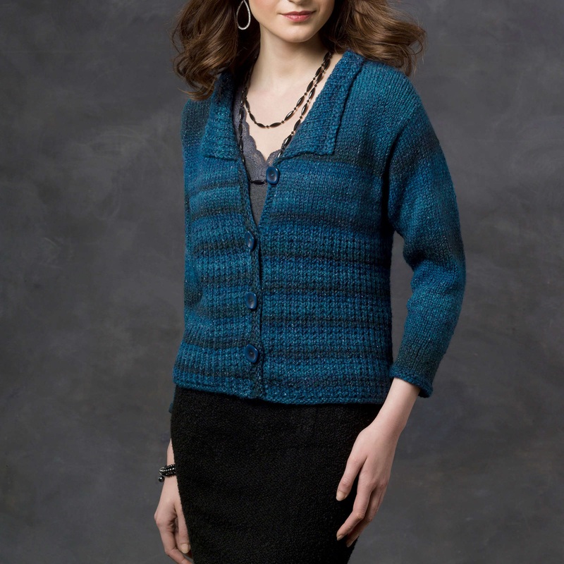 Red Heart Knit Kimberly Cardi|2XL|Large|Medium|Small|XL