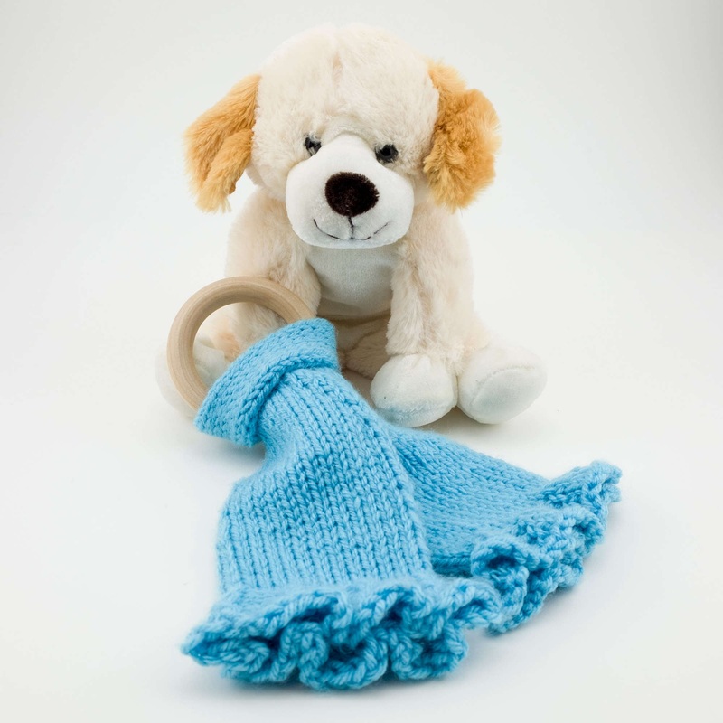 Red Heart Knit Lovey Teether|Single Size
