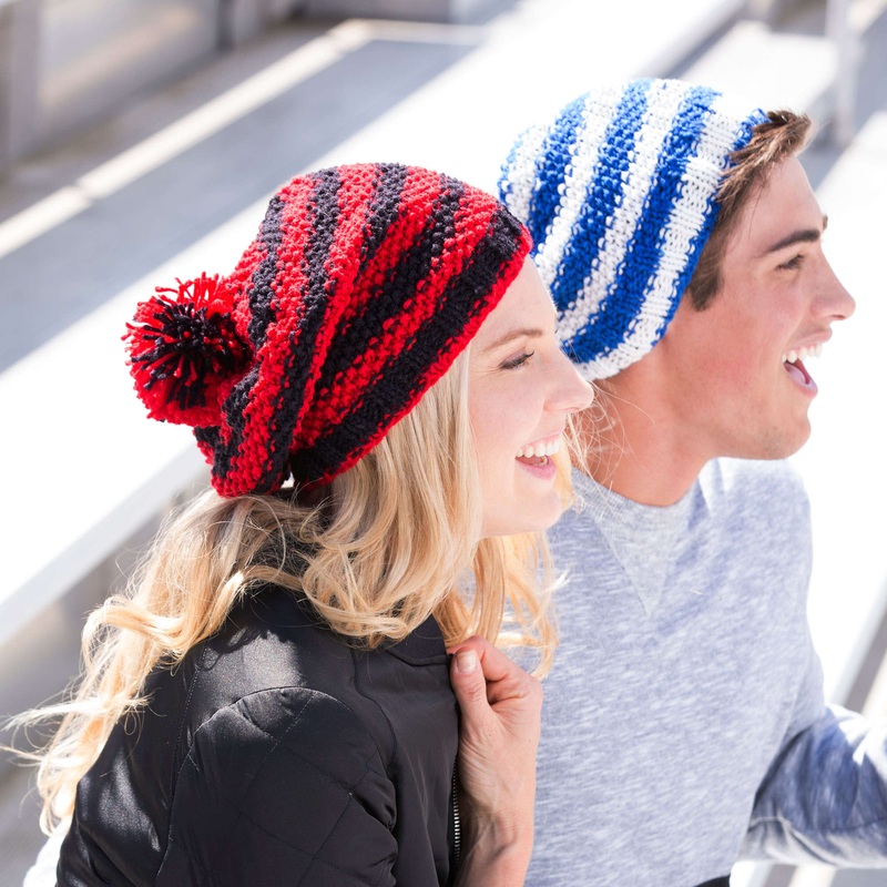 Red Heart Let’s Go! Slouchy Knit Hat