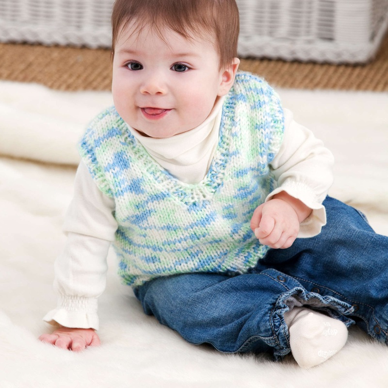 Red Heart Let’s Play Knit Vest