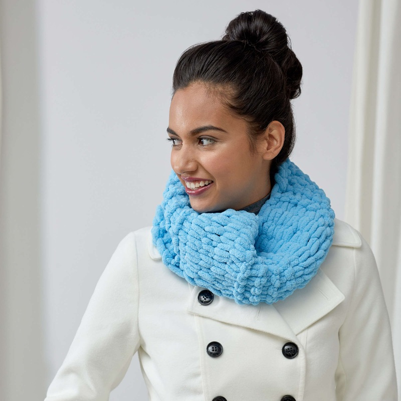 Red Heart Craft Loopy One-Ball Cowl