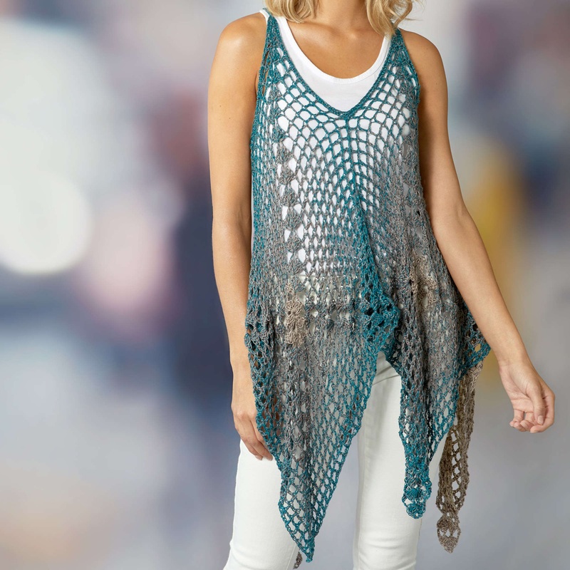 Red Heart Crochet Lunar Tunic|2XL|Large|Medium|Small|XL|XS