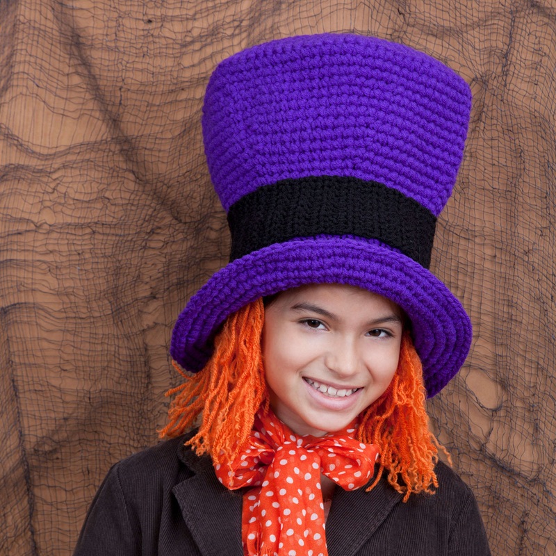 Red Heart Crochet Mad Willy Hat