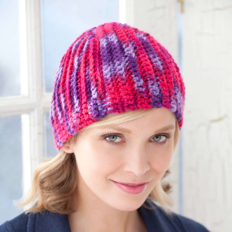 Red Heart Crochet Martha Beanie