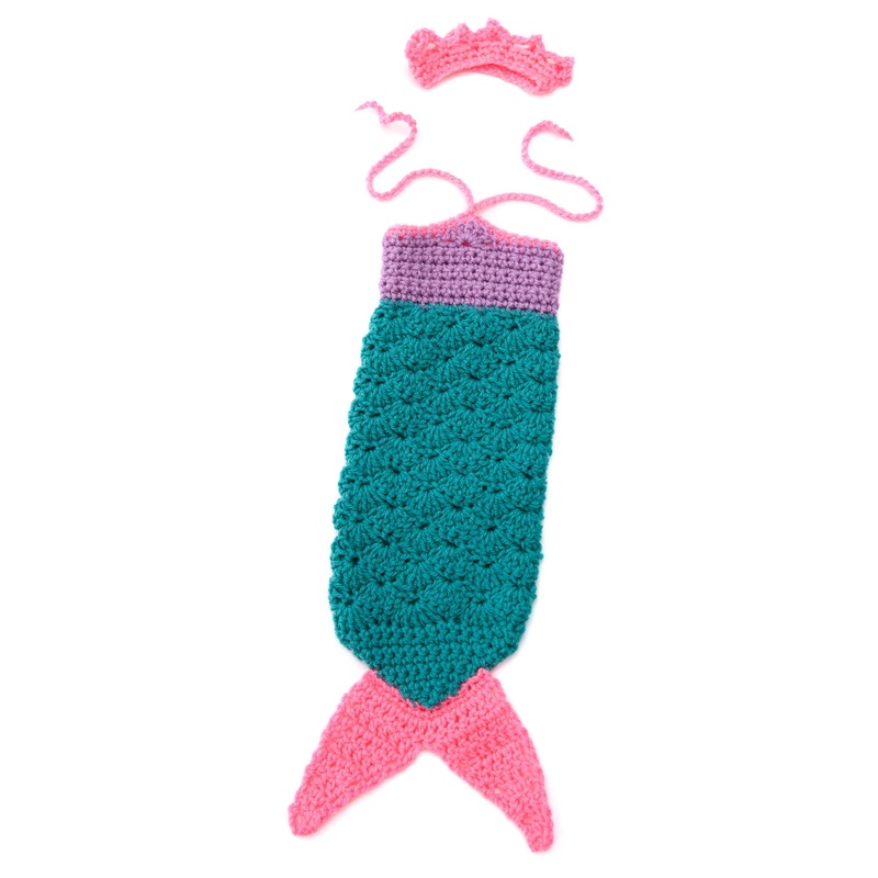 Red Heart Crochet Mermaid Doll Outfit