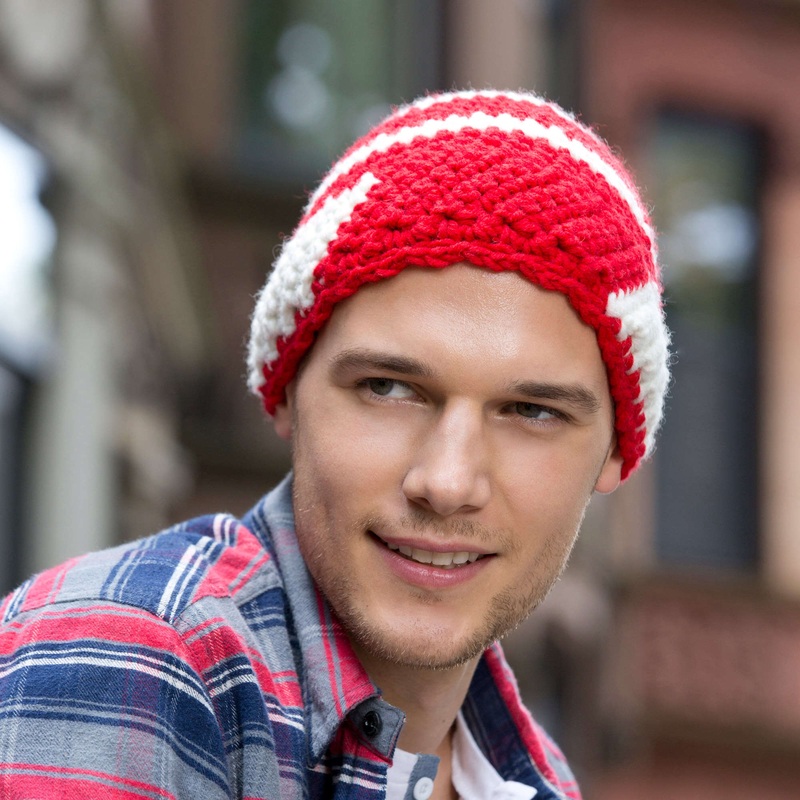 Red Heart Crochet More Moxie Beanie