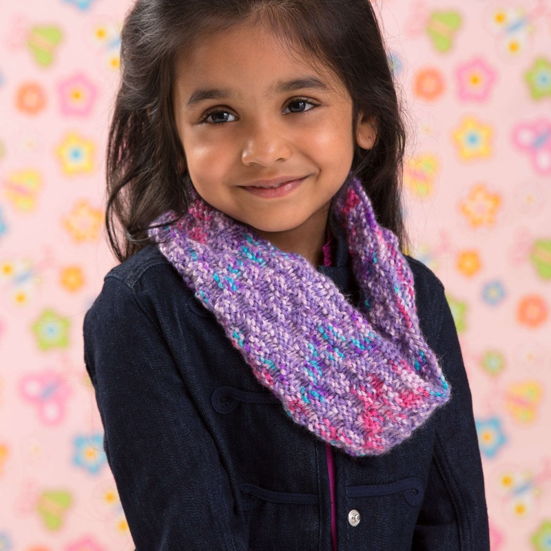 Red Heart Knit Little Sophisticate Cowl