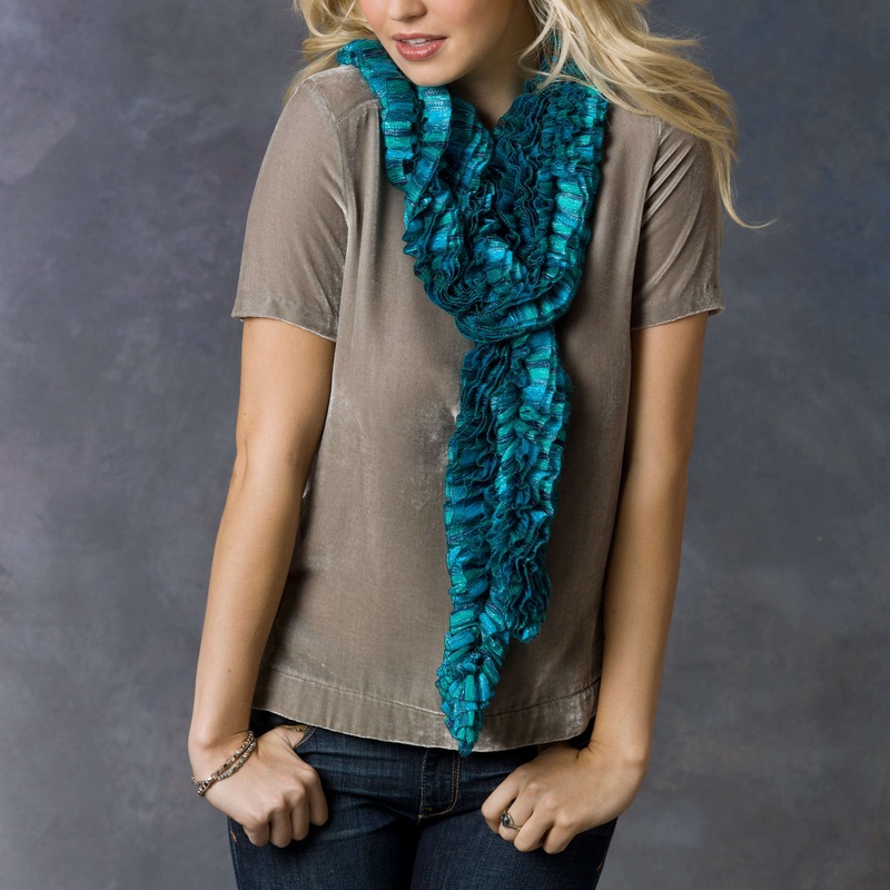 Red Heart Knit Lola’s Scarf|Single Size
