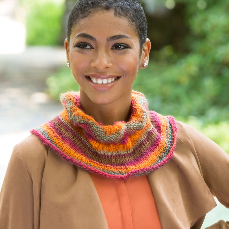 Red Heart Knit Lovable Cowl|Single Size