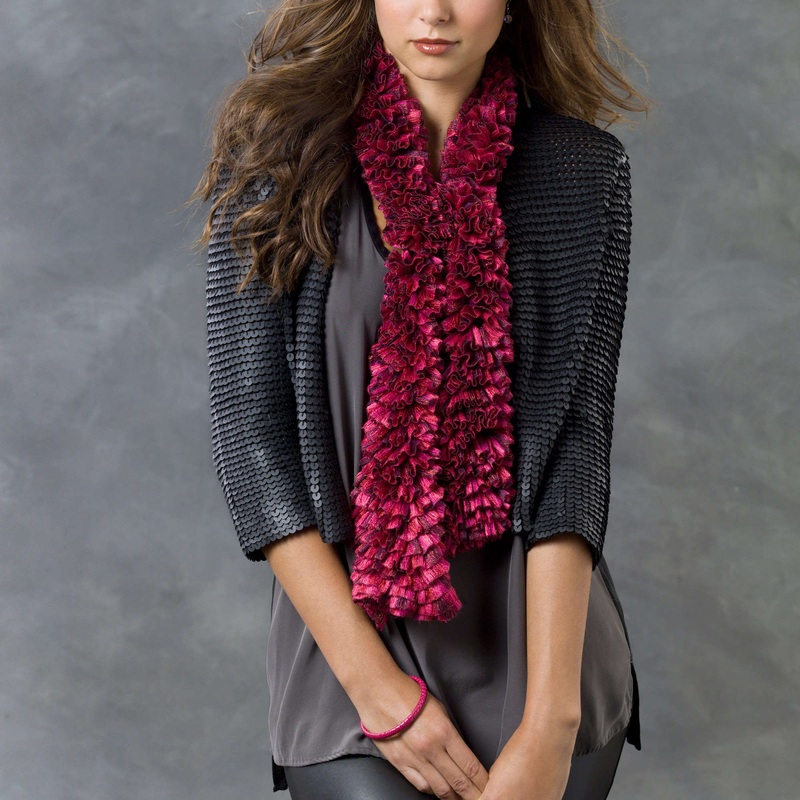 Red Heart Knit Marietta’s Scarf