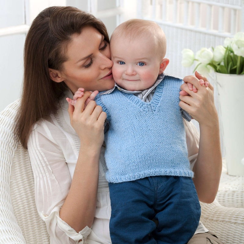 Red Heart Knit Momma’s Little Guy Vest
