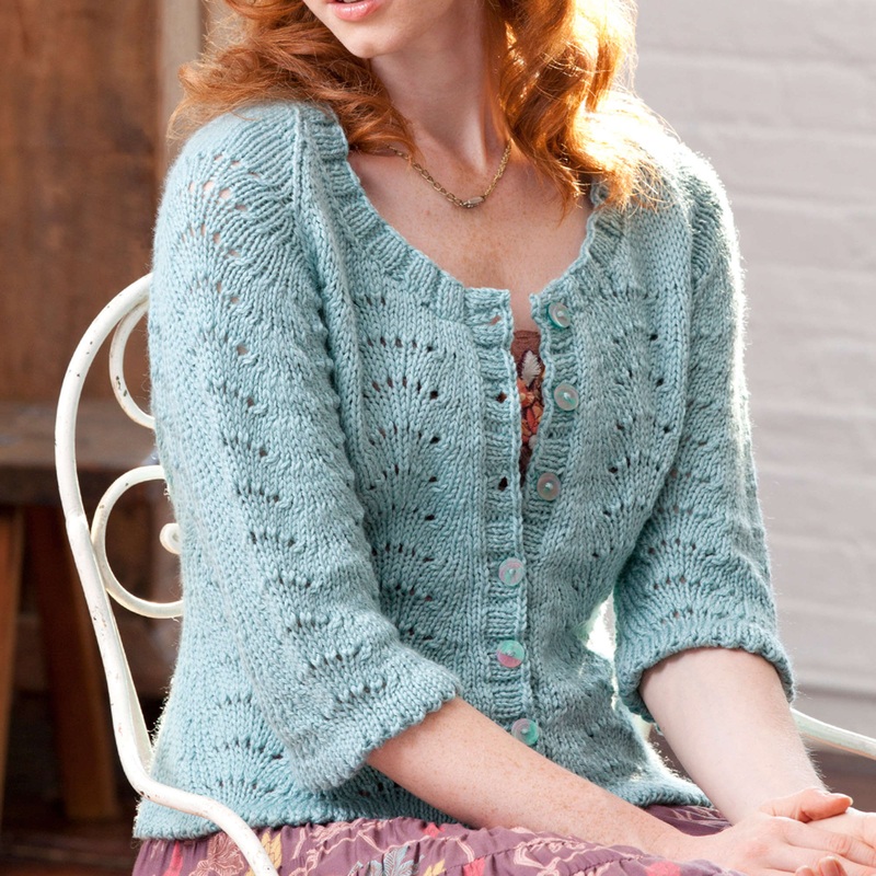 Red Heart Knit My Fair Cardi|2XL|Large|Medium|Small|XL