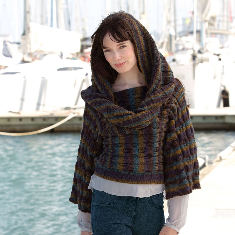 Red Heart Knit Nadine’s Pullover & Hood