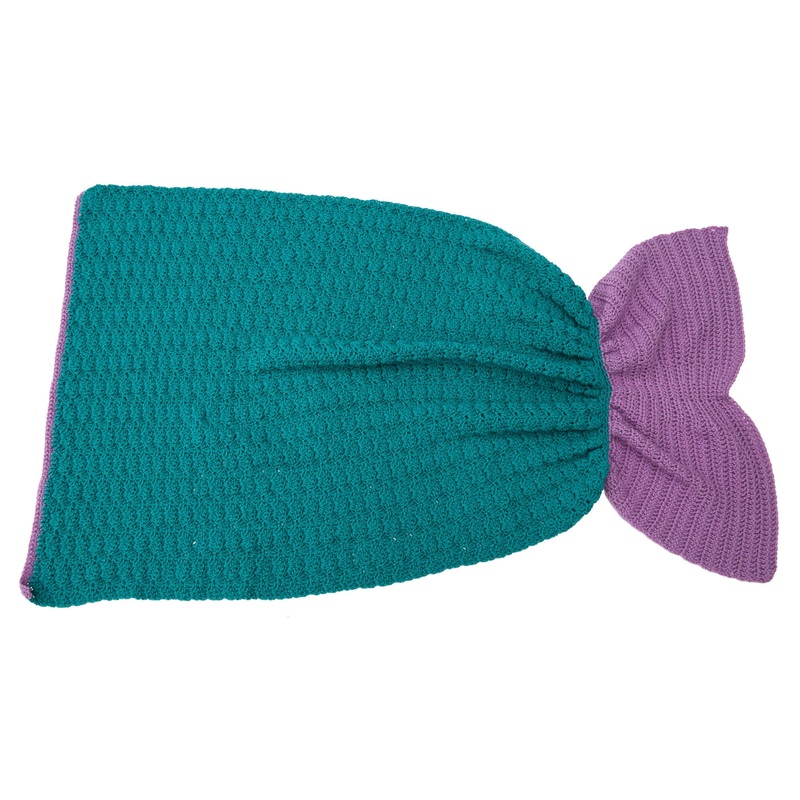Red Heart Mermaid Fantasy Crochet Blanket